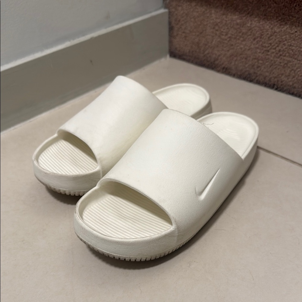 Nike CALM SLIDE Off-White Slide Sandals